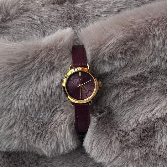 EIKE Bordeaux en simili cuir 003