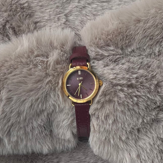 EIKE Bordeaux en simili cuir 006